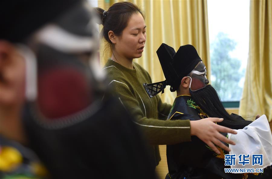 安徽瑤海:戲曲進校園 傳承在身邊