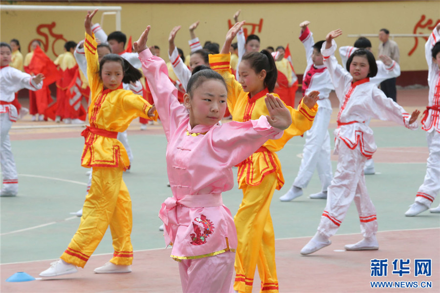 開封:武術(shù)進(jìn)校園結(jié)碩果 開封:武術(shù)進(jìn)校園結(jié)碩果